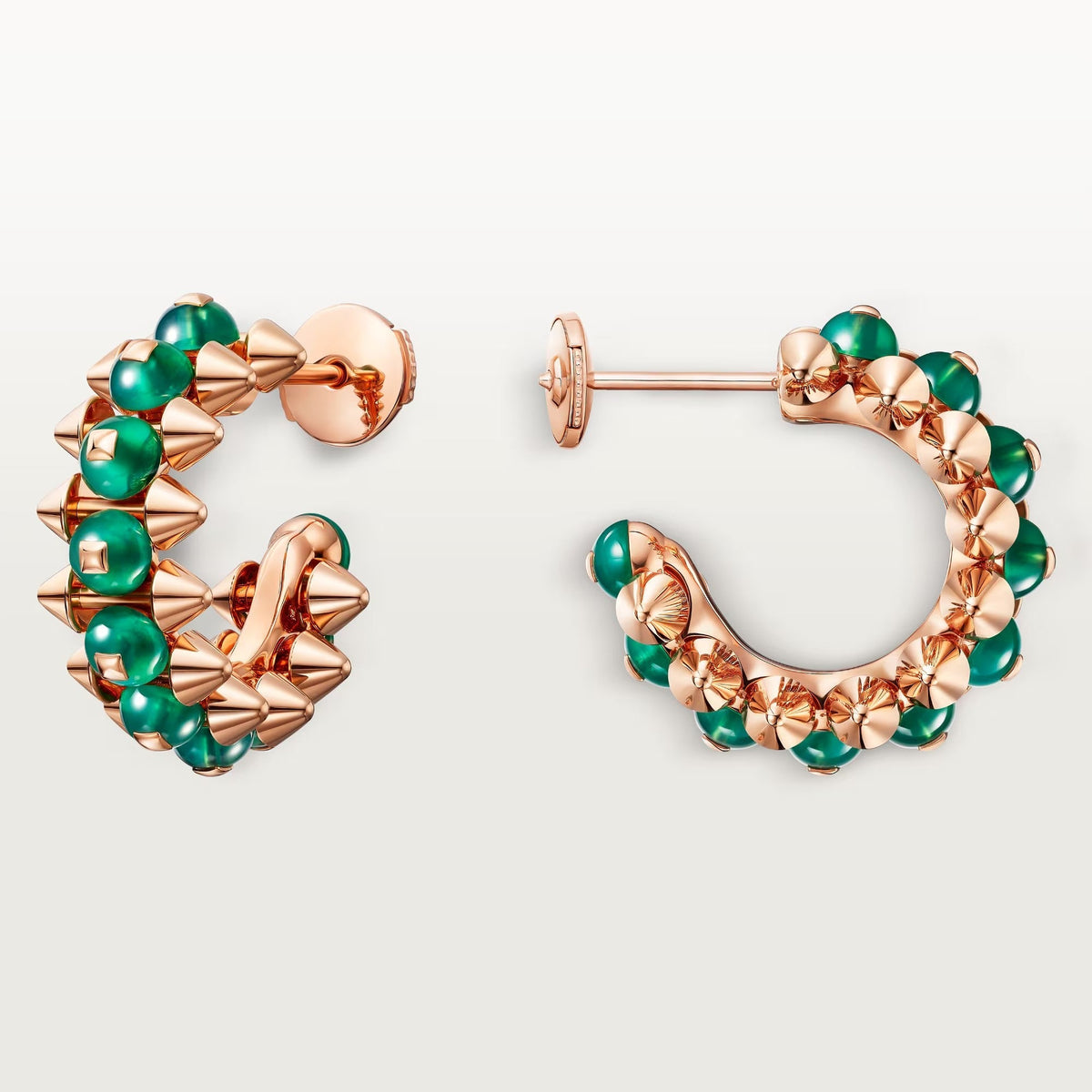 [Rani Jewelry] CLASH 7.9MM AGATE CHALCEDONY EARRINGS
