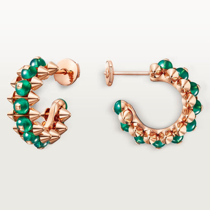 [Rani Jewelry] CLASH 7.9MM AGATE CHALCEDONY EARRINGS