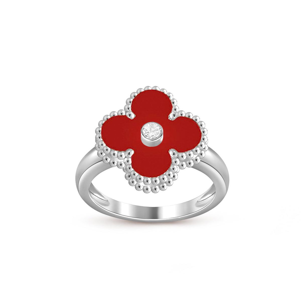 [Rani Jewelry]CLOVER SILVER DIOMND RING COLLECTION