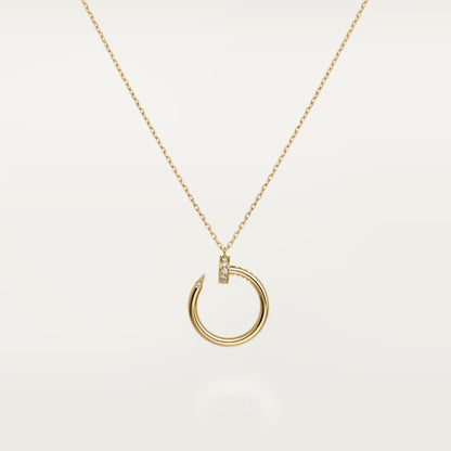 [Rani Jewelry] JUSTE NECKLACE HALF DIAMOND