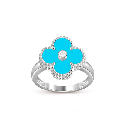 [Rani Jewelry]CLOVER SILVER DIOMND RING COLLECTION