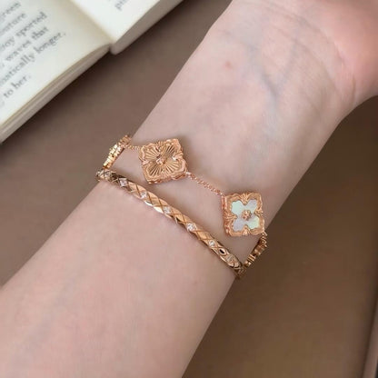 [Rani Jewelry JEWELRY] OPERA 5 MOTIFS TULLE ENAMEL BRACELET
