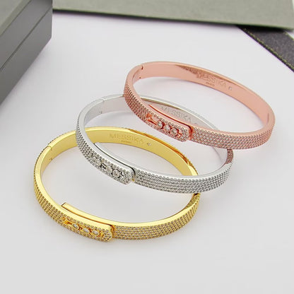 [Rani Jewelry]Move Noa Full Pavé Diamond Bangle Bracelet