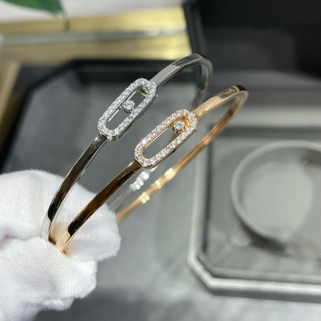 [Rani Jewelry]Move Uno pavé flex bangle medium
