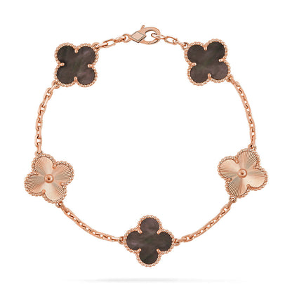[Rani Jewelry] CLOVER 5 MOTIF GRAY MOP BRACELET COLLECTION
