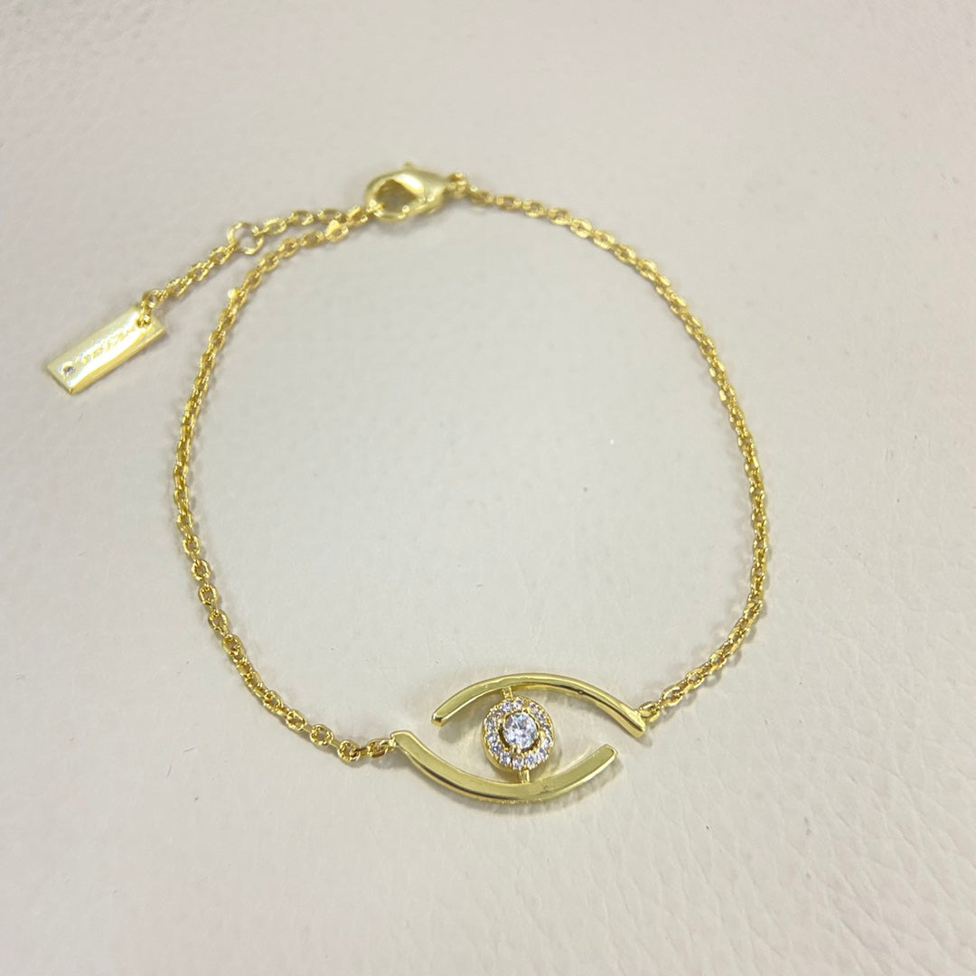 [Rani Jewelry]Lucky Eye Pave-Set Diamond Bracelet