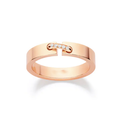 [Rani Jewelry]ALLIANCE LIENS VIDENCE DIAMOND 4MM RING