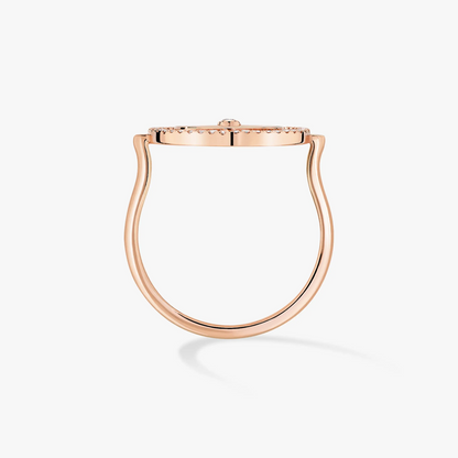 [Rani Jewelry]LUCKY MOVE PINK GOLD DIAMOND RING