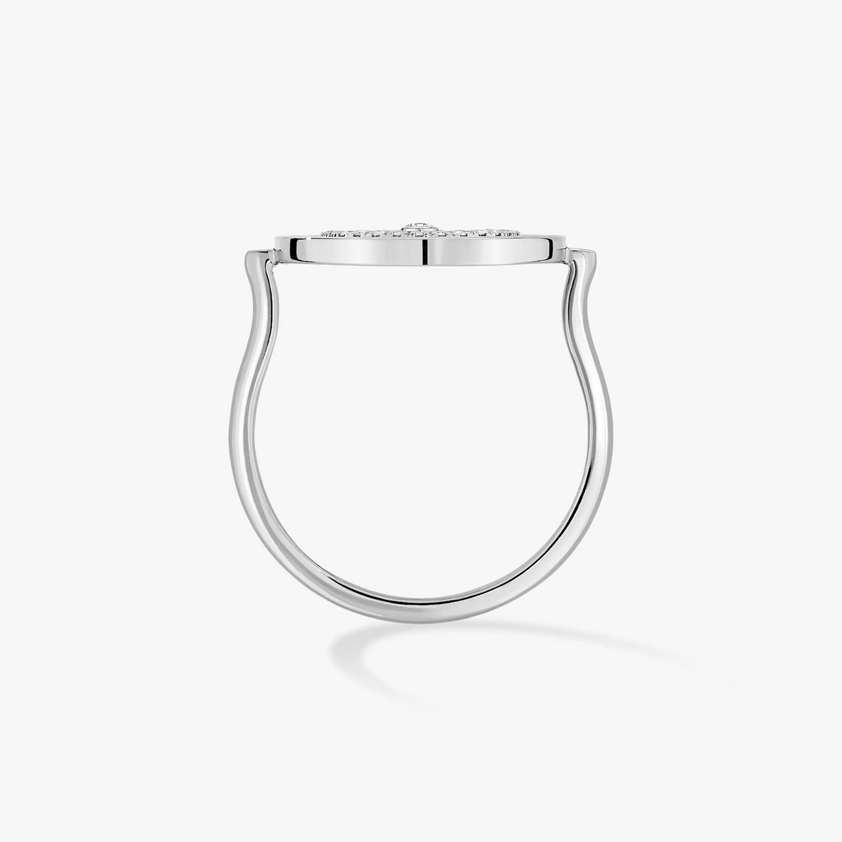 [Rani Jewelry]LUCKY MOVE PAVED SILVER DIAMOND RING