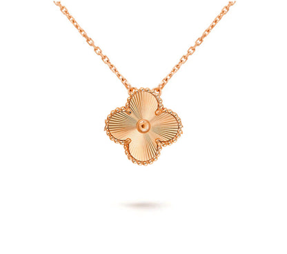[Rani Jewelry]CLOVER 15MM SINGLE FLOWER NECKLACE COLLECTION