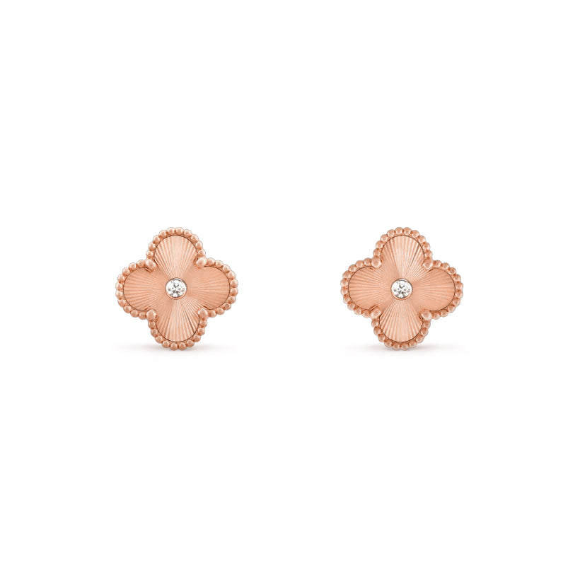 [Rani Jewelry]CLOVER  15MM DIAMOND EARRINGS COLLECTION
