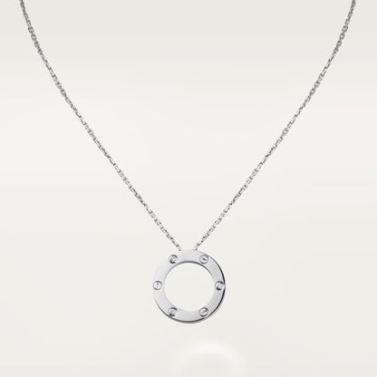 [Rani Jewelry] LOVE NECKLACE 16MM 3 DIAMONDS