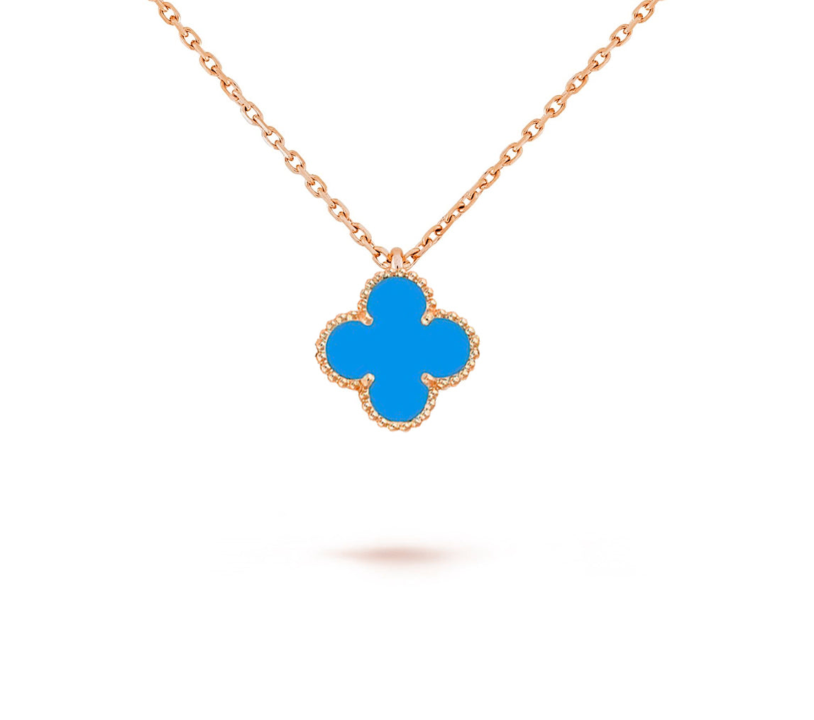 [Rani Jewelry]CLOVER MINI 9.5MM CARNELIANS NECKLACE COLLECTION