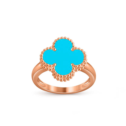 [Rani Jewelry]CLOVER RING ROSE GOLD COLLECTION