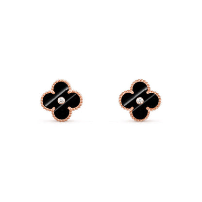 [Rani Jewelry]CLOVER  15MM DIAMOND EARRINGS COLLECTION