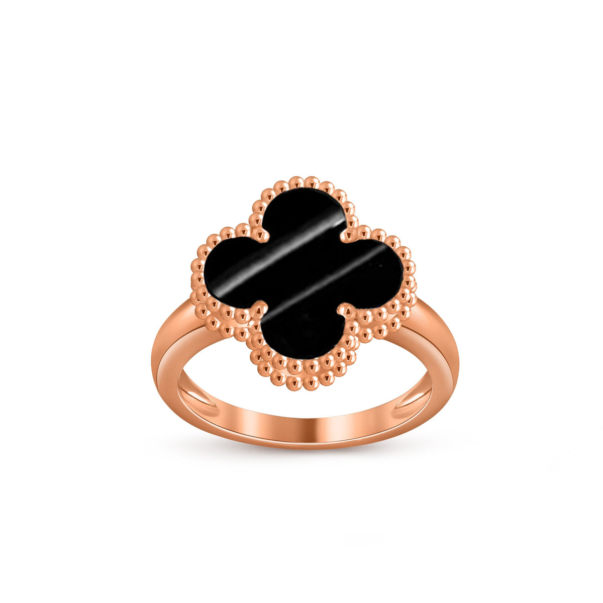 [Rani Jewelry]CLOVER RING ROSE GOLD COLLECTION