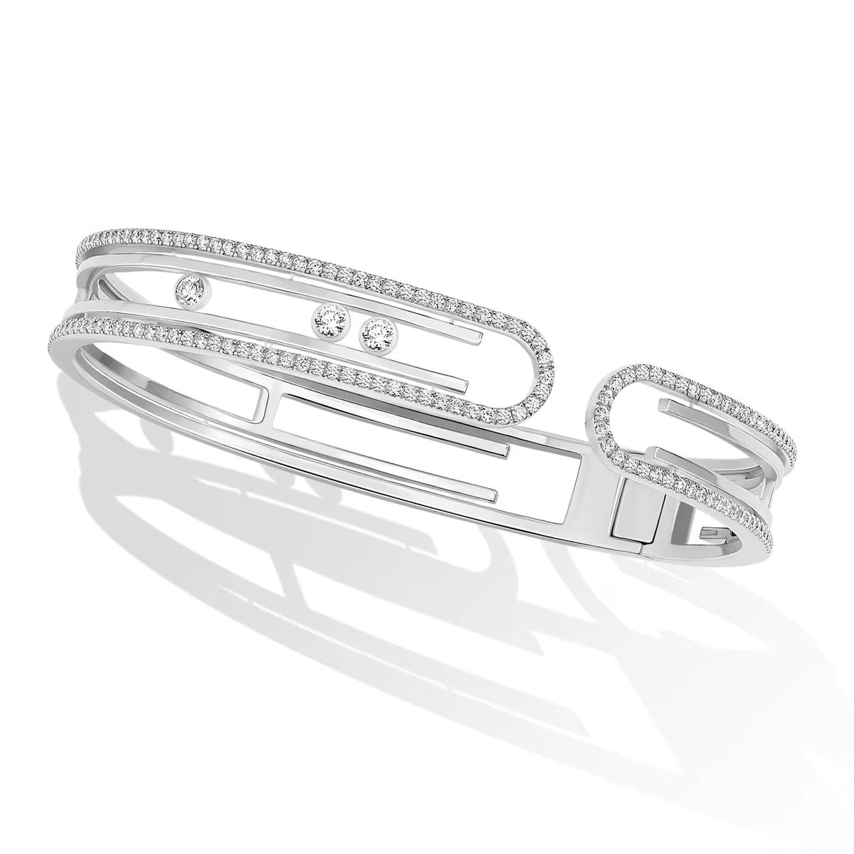[Rani Jewelry]MOVE 10TH PAVED DIAMOND BRACELET