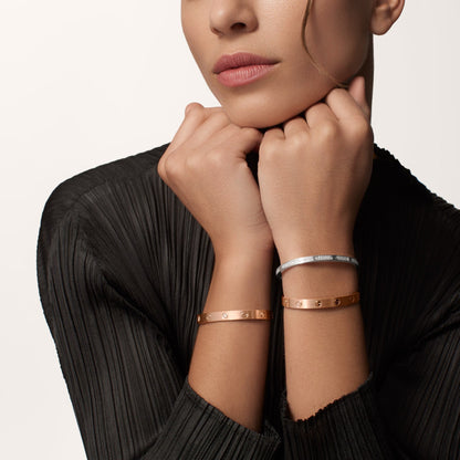 [Rani Jewelry] LOVE BRACELET 6.1MM BRUSHED