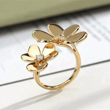 [Rani Jewelry]CLOVER COMOS GOLD DIAMOND RING