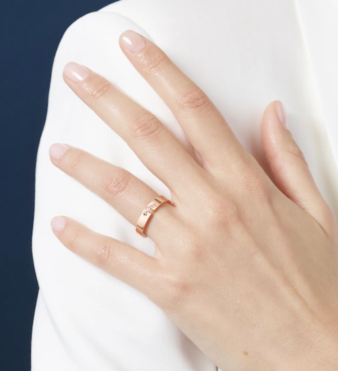 [Rani Jewelry]ALLIANCE LIENS VIDENCE DIAMOND 4MM RING
