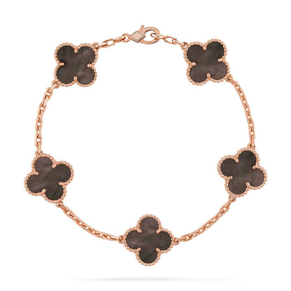 [Rani Jewelry] CLOVER 5 MOTIF GRAY MOP BRACELET COLLECTION