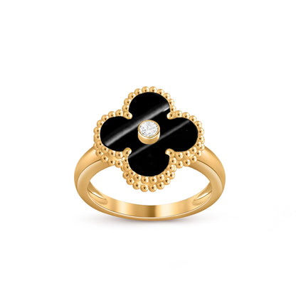 [Rani Jewelry]CLOVER DIAMOND RING GOLD COLLECTION