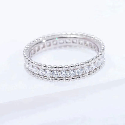 [Rani Jewelry]PERLEE DIAMOND SILVER RING