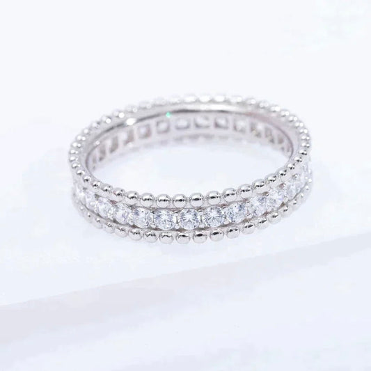 [Rani Jewelry]PERLEE DIAMOND SILVER RING