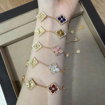 [Rani Jewelry JEWELRY] OPERA 5 MOTIFS TULLE ENAMEL BRACELET