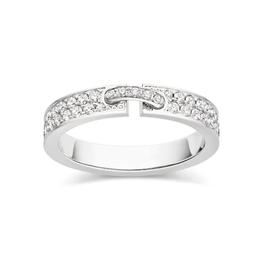 [Rani Jewelry]ALLIANCE LIENS VIDENCE PAVED DIAMOND 4MM RING