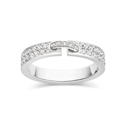 [Rani Jewelry]ALLIANCE LIENS VIDENCE PAVED DIAMOND 4MM RING
