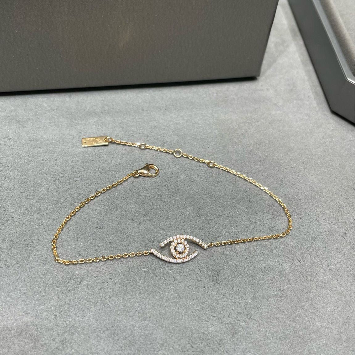 [Rani Jewelry]Lucky Eye Pave-Set Diamond Bracelet