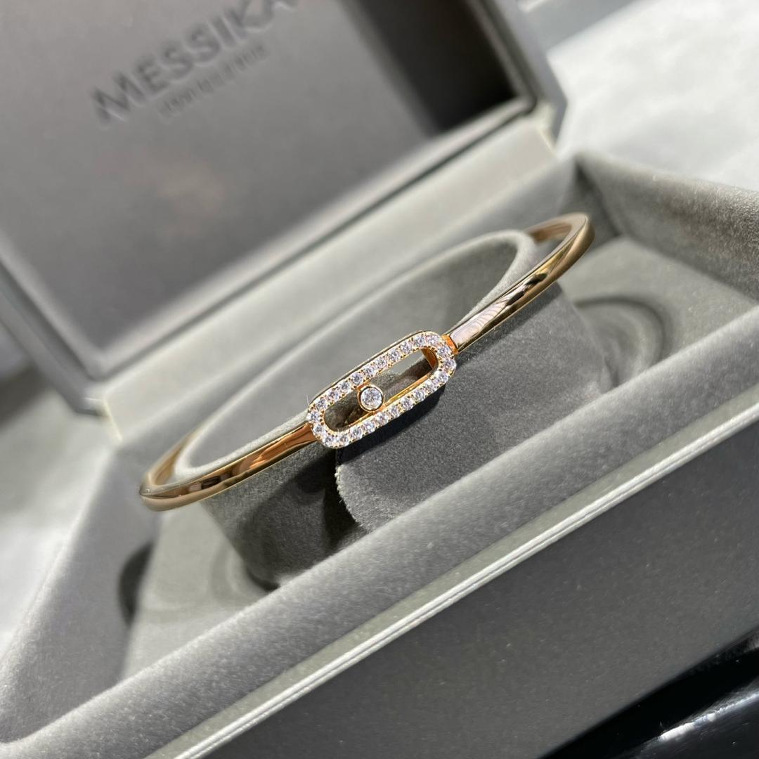 [Rani Jewelry]Move Uno pavé flex bangle medium