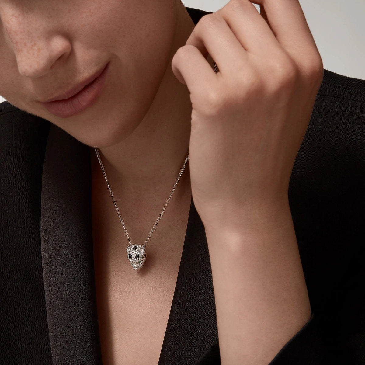 [Rani Jewelry] PANTHERE FULL DIAMOND NECKLACE