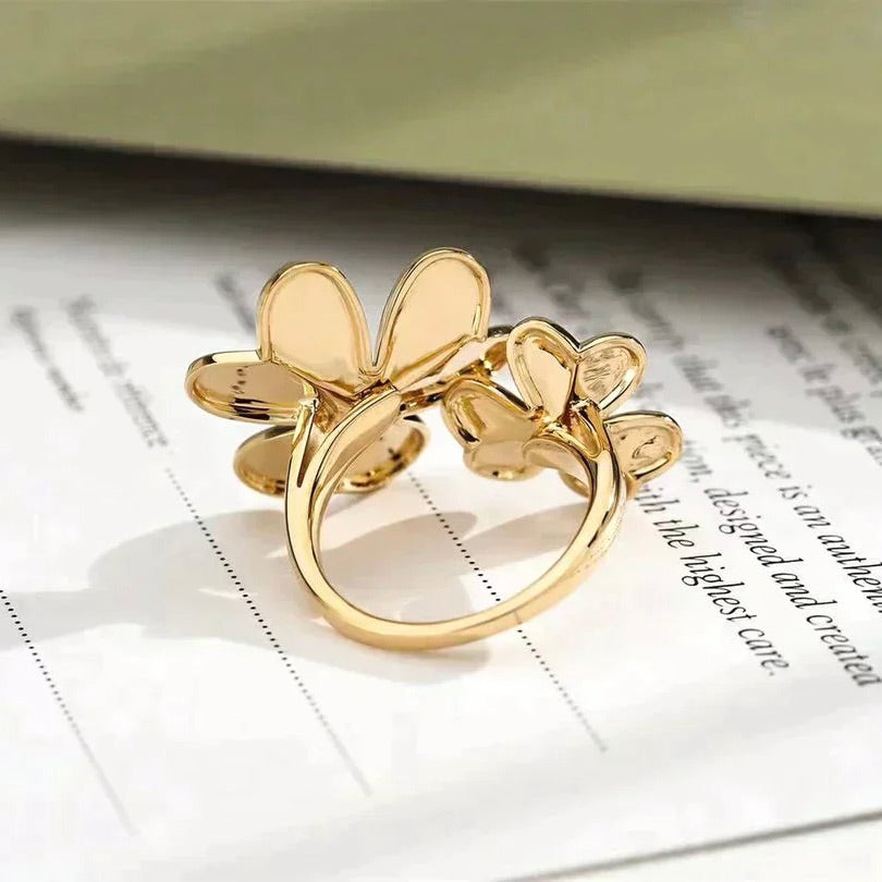 [Rani Jewelry]CLOVER COMOS GOLD DIAMOND RING