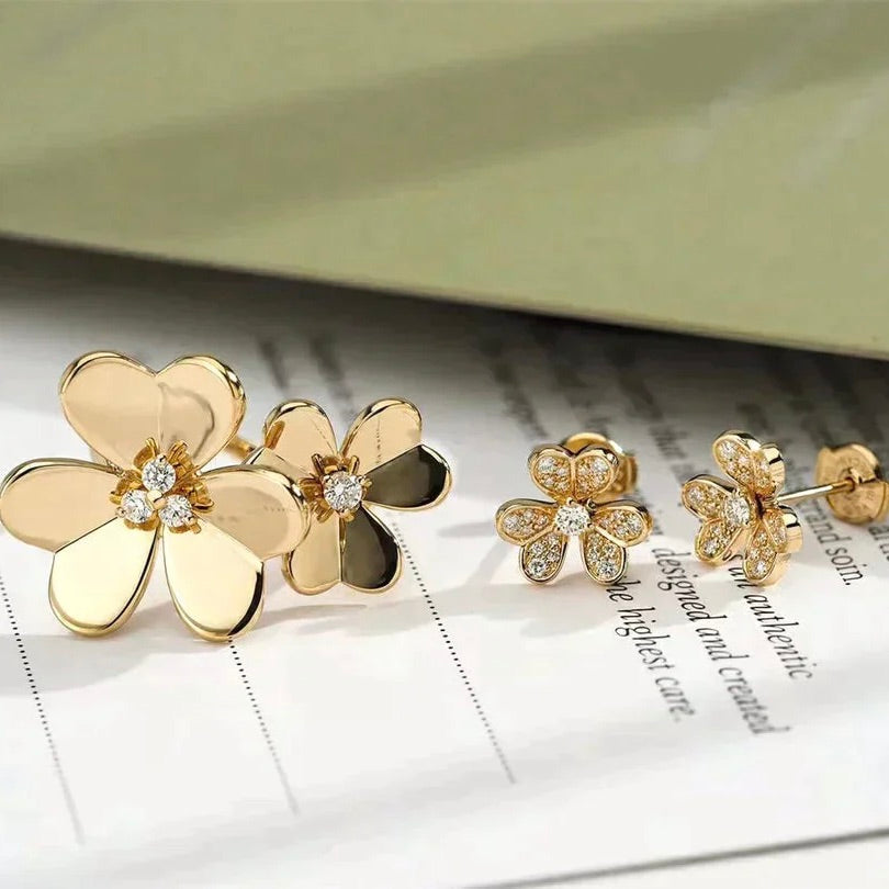 [Rani Jewelry]CLOVER COMOS GOLD DIAMOND RING