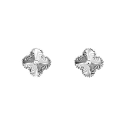 [Rani Jewelry]CLOVER SILVER 15MM EARRINGS COLLECTION