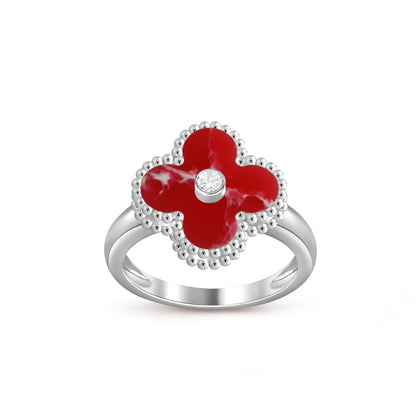 [Rani Jewelry]CLOVER SILVER DIOMND RING COLLECTION