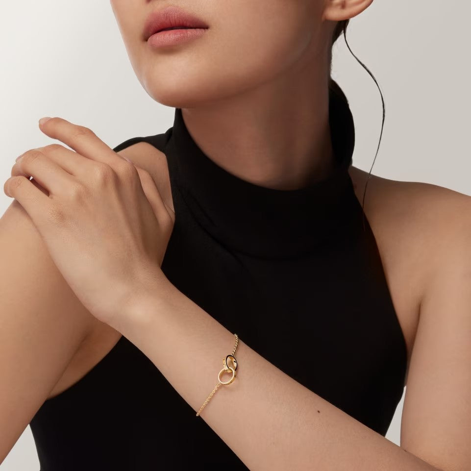 [Rani Jewelry] LOVE BRACELET DOUBLE RING