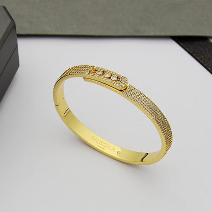 [Rani Jewelry]Move Noa Full Pavé Diamond Bangle Bracelet