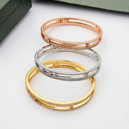 [Rani Jewelry]Move Romane pavé bangle