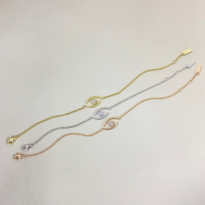 [Rani Jewelry]Lucky Eye Pave-Set Diamond Bracelet