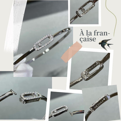[Rani Jewelry]Move Uno pavé flex bangle medium