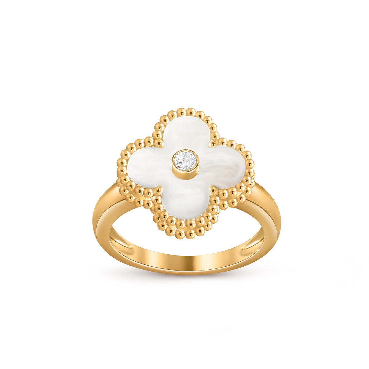 [Rani Jewelry]CLOVER DIAMOND RING GOLD COLLECTION