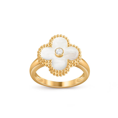 [Rani Jewelry]CLOVER DIAMOND RING GOLD COLLECTION