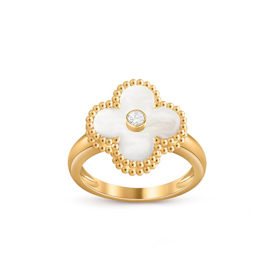 [Rani Jewelry]CLOVER DIAMOND RING GOLD COLLECTION