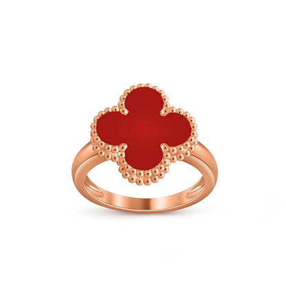 [Rani Jewelry]CLOVER RING ROSE GOLD COLLECTION