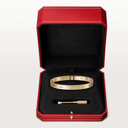 [Rani Jewelry] LOVE BRACELET 6.1MM 4 DIAMONDS