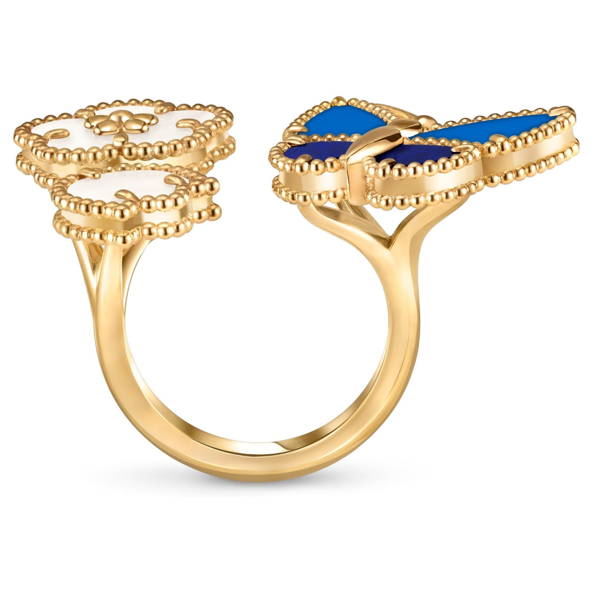 [Rani Jewelry]LUCKY SPRING BUTTERFLY OPEN-FACE RINGS
