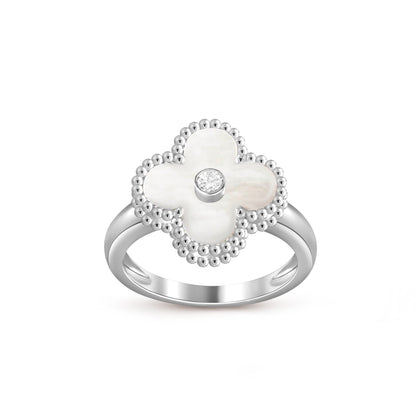 [Rani Jewelry]CLOVER SILVER DIOMND RING COLLECTION